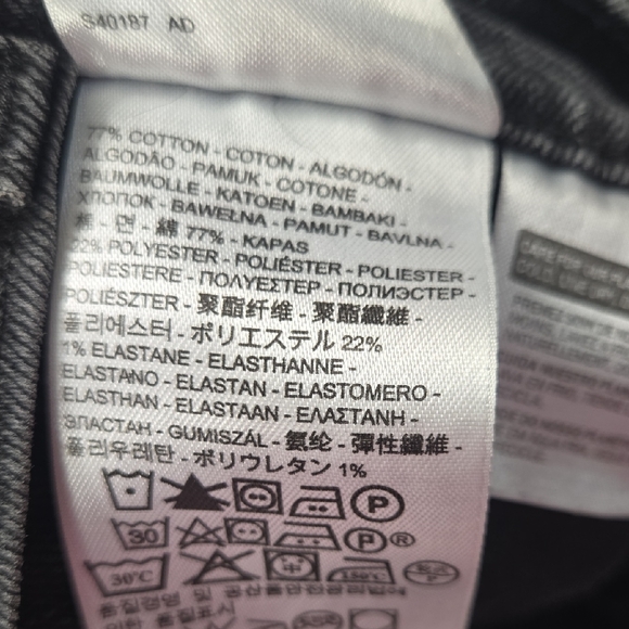 Levi's 505 Straight Black Jeans for Women - Picture 6 of 6